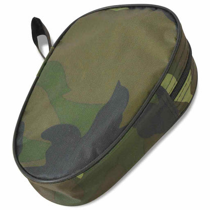142228 vidaXL Folding Shovel Carbon Steel Black