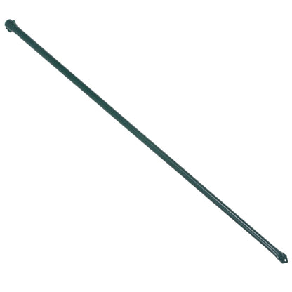 142309 vidaXL Garden Posts 10 pcs 1 m Metal Green