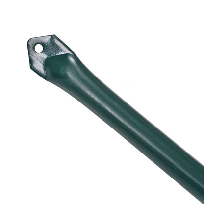 142309 vidaXL Garden Posts 10 pcs 1 m Metal Green