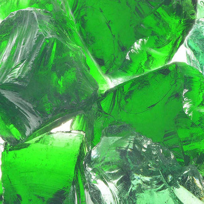 vidaXL Gabion Rocks Glass Green 60-120 mm 25 kg