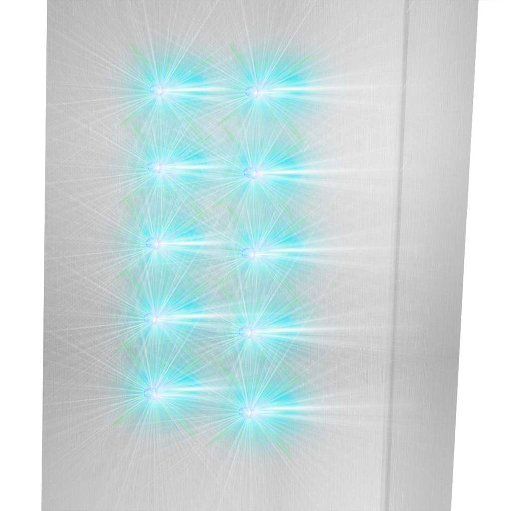 vidaXL Shower Panel System Stainless Steel Curved