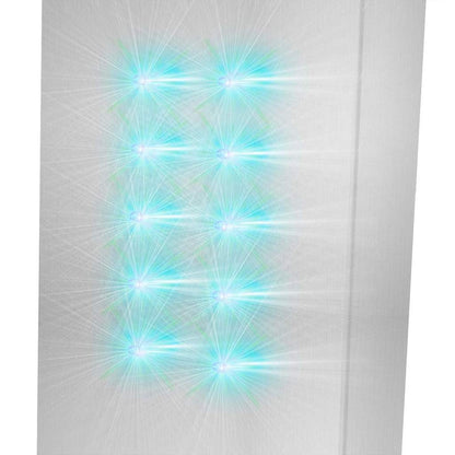 vidaXL Shower Panel System Stainless Steel Curved