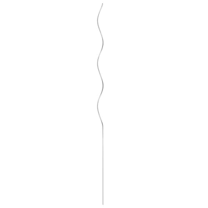vidaXL 50 pcs Spiral Plant Supports 110 cm Galvanised Steel