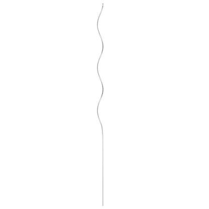vidaXL 50 pcs Spiral Plant Supports 110 cm Galvanised Steel