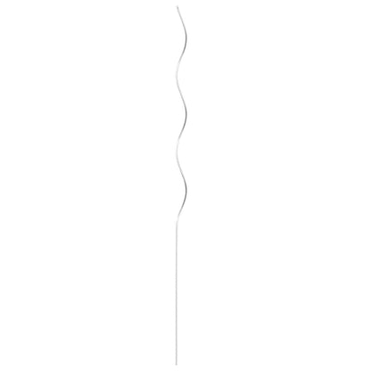 142416 vidaXL 50 pcs Spiral Plant Supports 110 cm Galvanised Steel