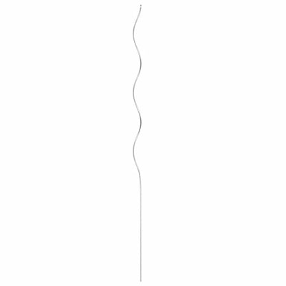 vidaXL 20 pcs Spiral Plant Supports 110 cm Galvanised Steel