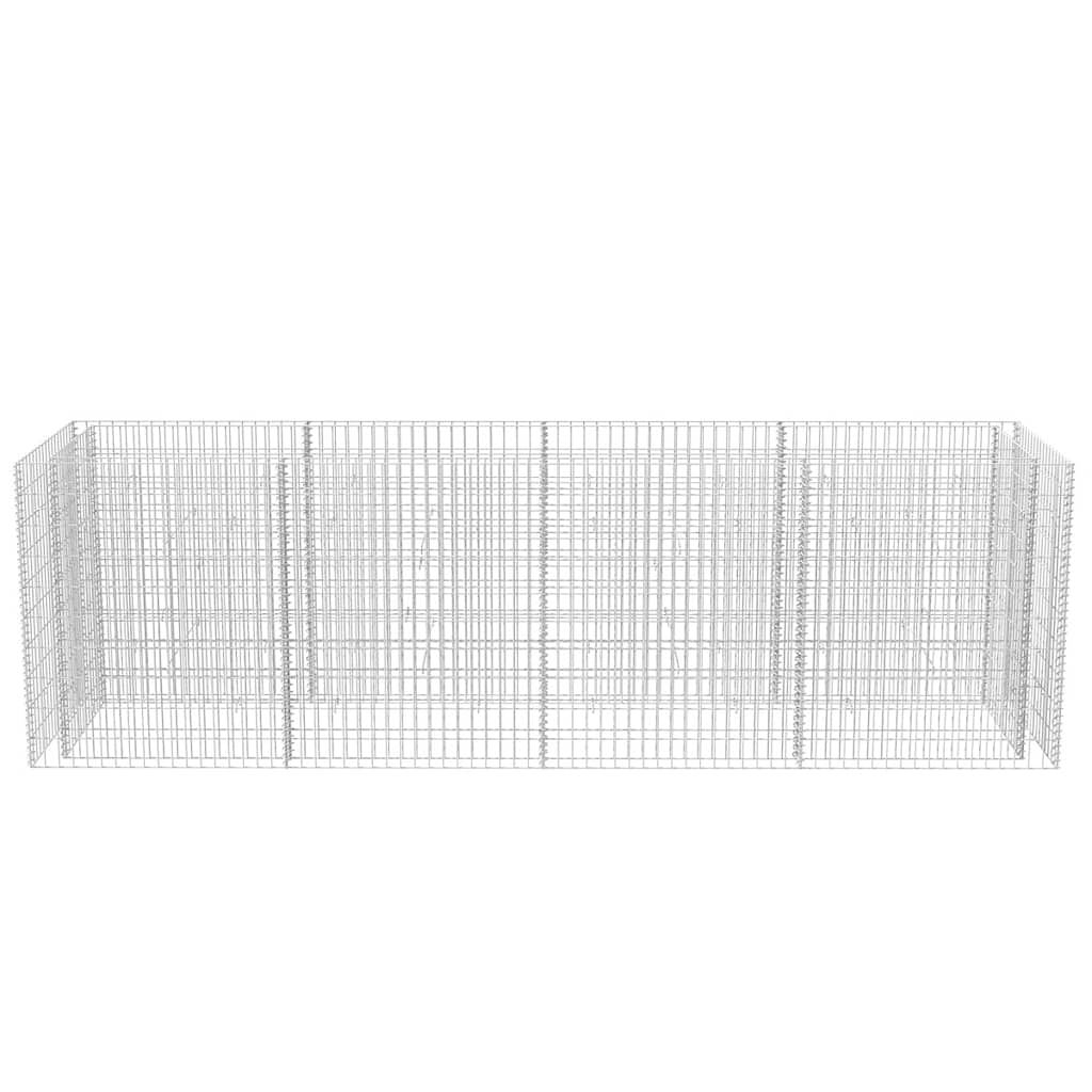 vidaXL Gabion Raised Bed Steel 360x90x100 cm