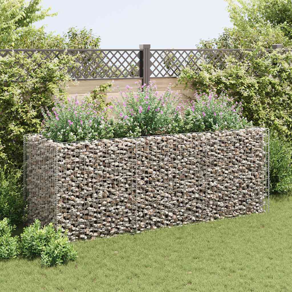 vidaXL Gabion Raised Bed Steel 270x90x100 cm