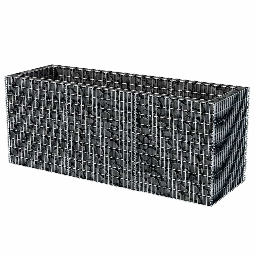 vidaXL Gabion Raised Bed Steel 270x90x100 cm