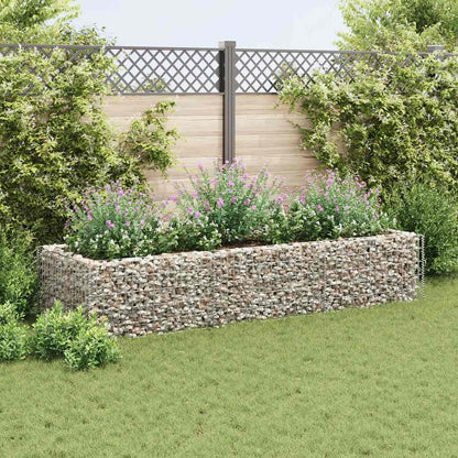 vidaXL Gabion Raised Bed Steel 270x90x50 cm