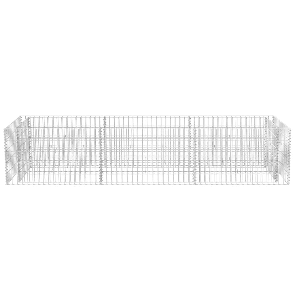 vidaXL Gabion Raised Bed Steel 270x90x50 cm