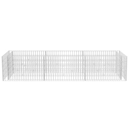 vidaXL Gabion Raised Bed Steel 270x90x50 cm