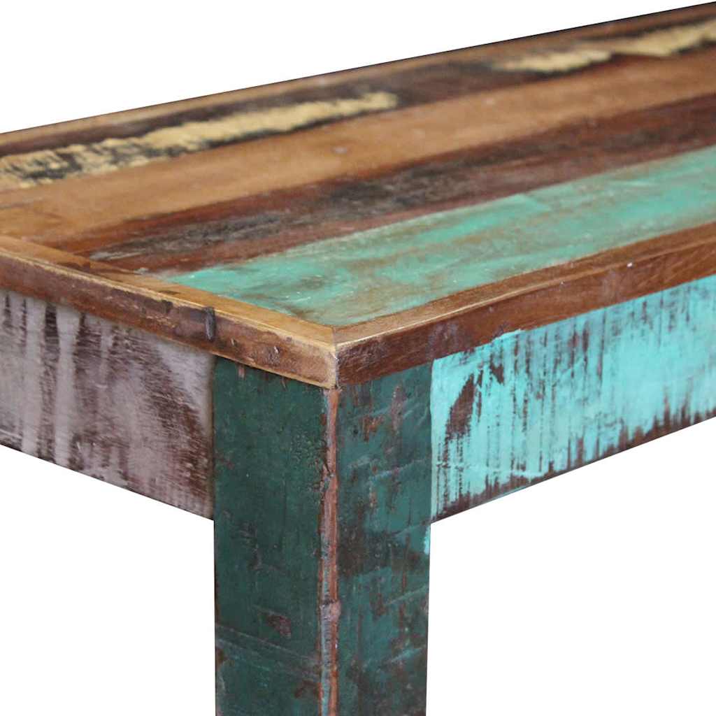 vidaXL Bench | Multicolour | Solid reclaimed wood | Medium | Durable