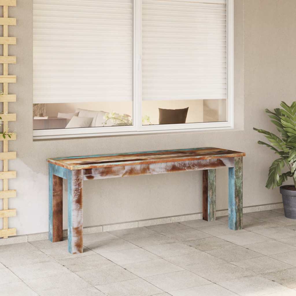 vidaXL Bench | Multicolour | Solid reclaimed wood | Medium | Durable