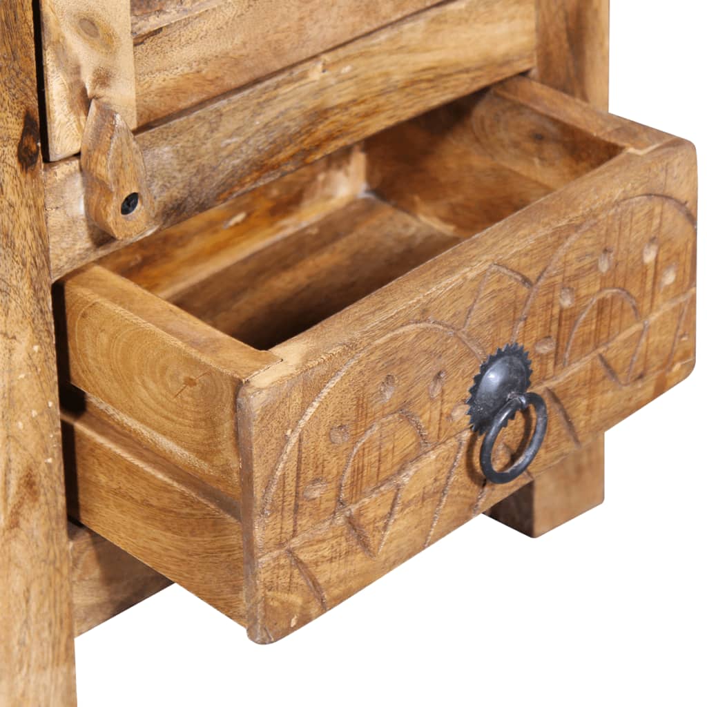 vidaXL Bathroom Furniture Set | Various shades of brown | Solid mango wood