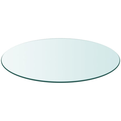 243624 vidaXL Table Top Tempered Glass Round 300 mm