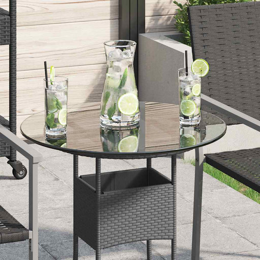 243626 vidaXL Table Top Tempered Glass Round 500 mm