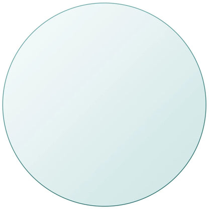 vidaXL Table Top Tempered Glass Round 900 mm