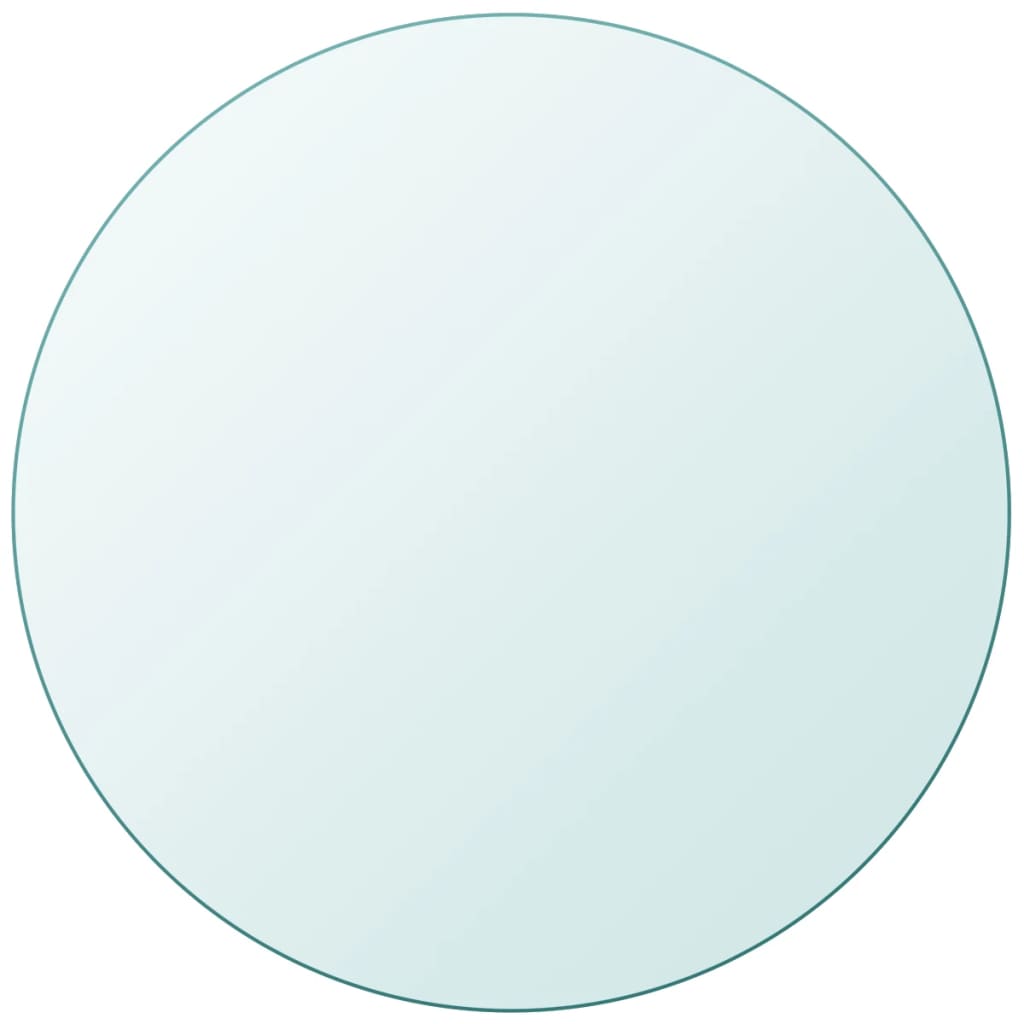 243630 vidaXL Table Top Tempered Glass Round 900 mm