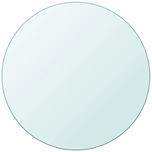 243630 vidaXL Table Top Tempered Glass Round 900 mm