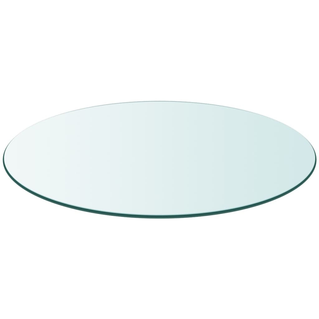 243630 vidaXL Table Top Tempered Glass Round 900 mm