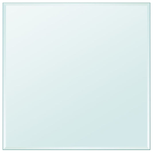 vidaXL Table Top Tempered Glass Square 800x800 mm