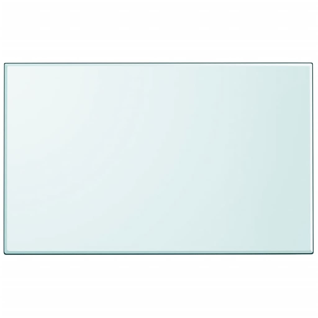 vidaXL Table Top Tempered Glass Rectangular 1000x620 mm