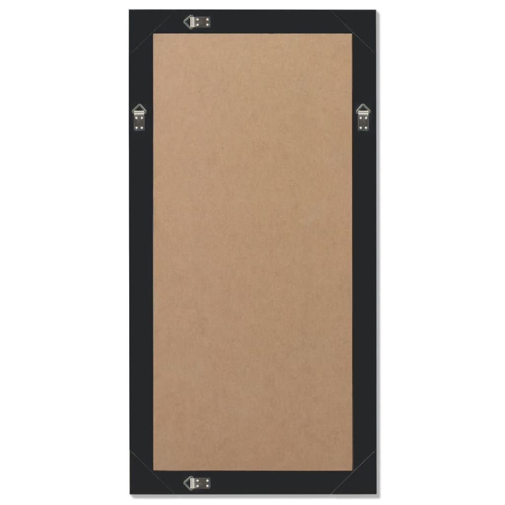 vidaXL Wall Mirror Baroque Style 100x50 cm Black