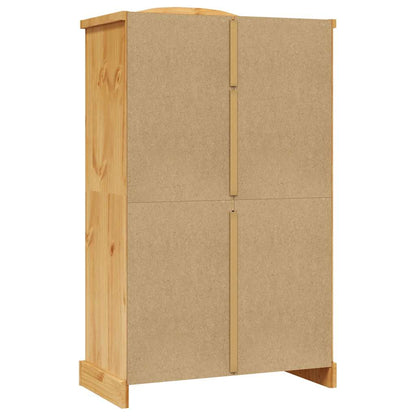 243732 vidaXL Wardrobe Mexican Pine Corona Range 2 Doors