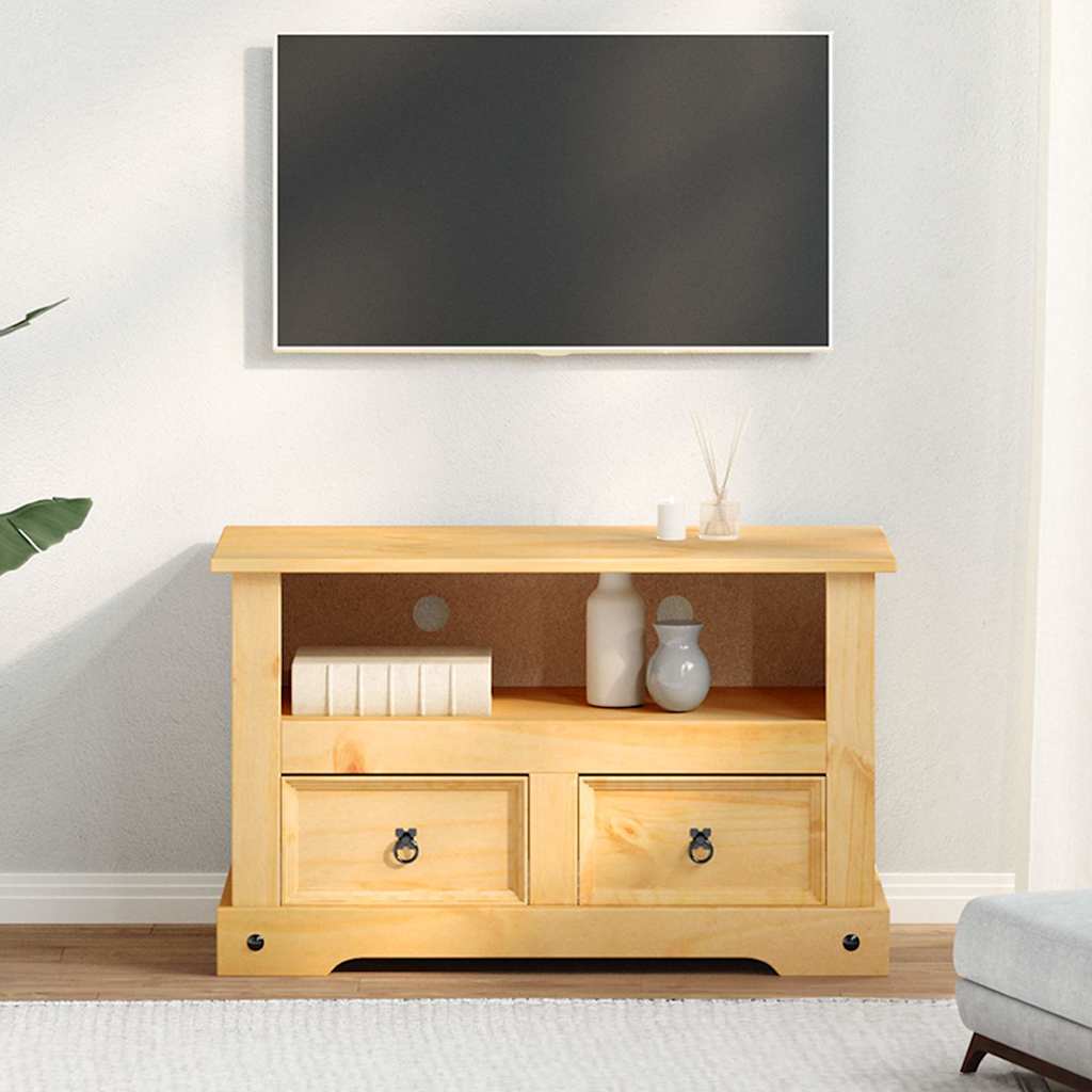 vidaXL TV Cabinet Mexican Pine Corona Range 91x43x56 cm
