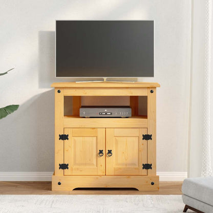 243739 vidaXL Console Table Mexican Pine Corona Range 80x43x78 cm