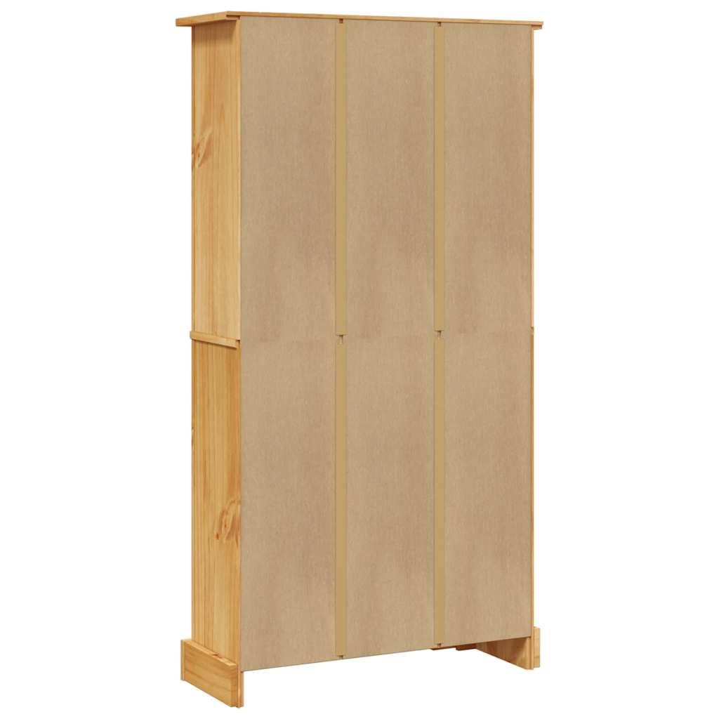 vidaXL 4-Tier Bookcase Mexican Pine Corona Range 80x29x150 cm