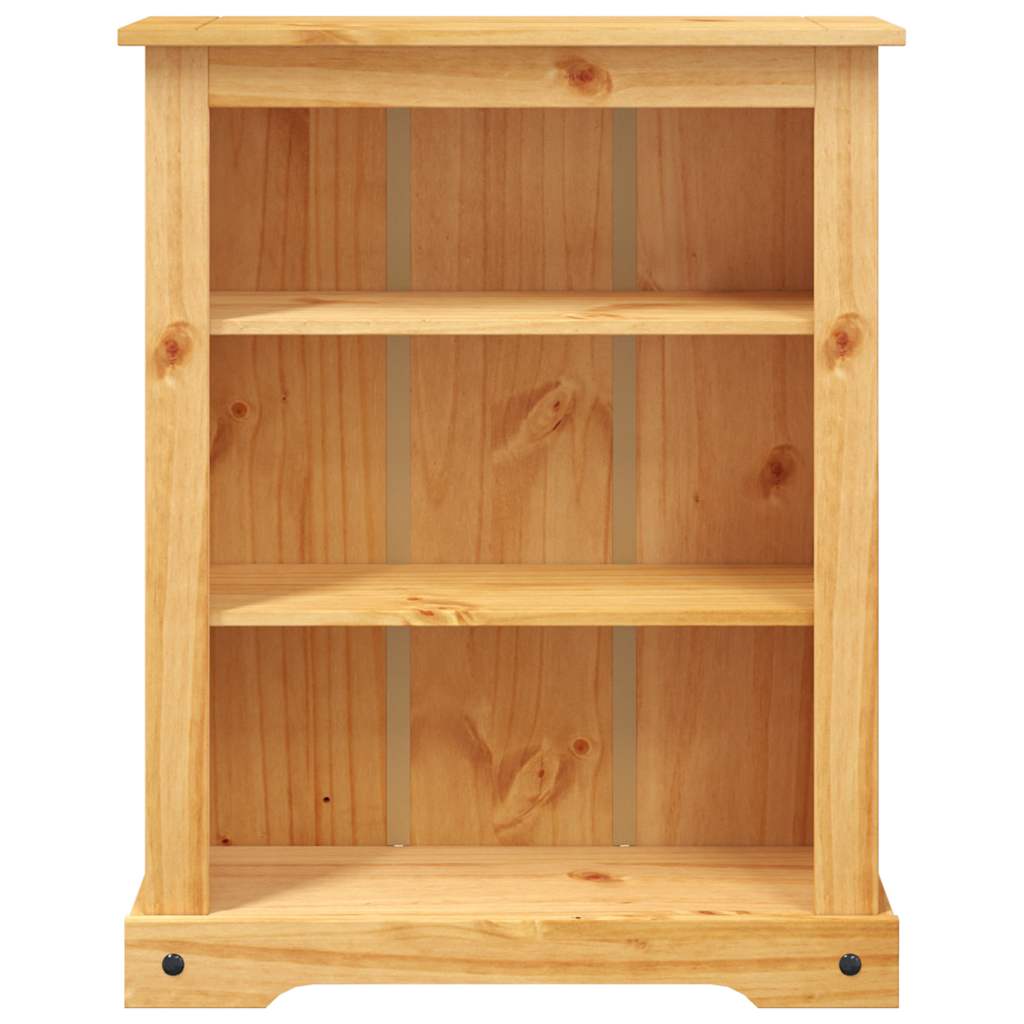vidaXL 3-Tier Bookcase Mexican Pine Corona Range 80x29x100 cm