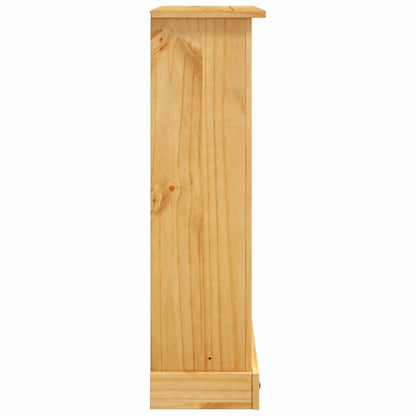 vidaXL 3-Tier Bookcase Mexican Pine Corona Range 80x29x100 cm