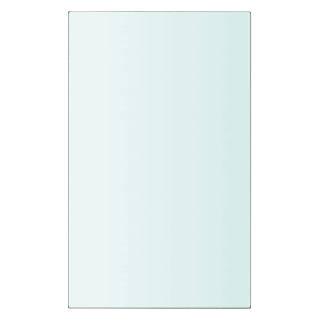 vidaXL Shelf Panel Glass Clear 20x12 cm