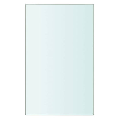 vidaXL Shelf Panel Glass Clear 20x12 cm