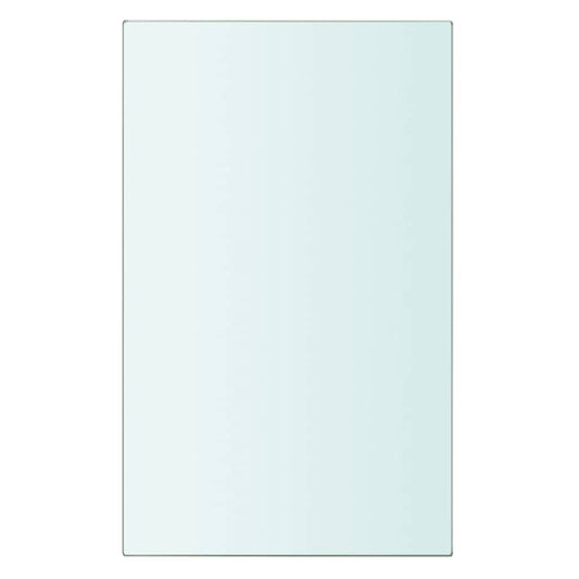 vidaXL Shelf Panel Glass Clear 20x12 cm