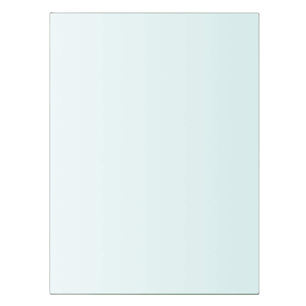 vidaXL Shelf Panel Glass Clear 20x15 cm