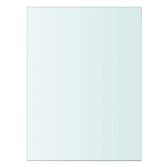 vidaXL Shelf Panel Glass Clear 20x15 cm