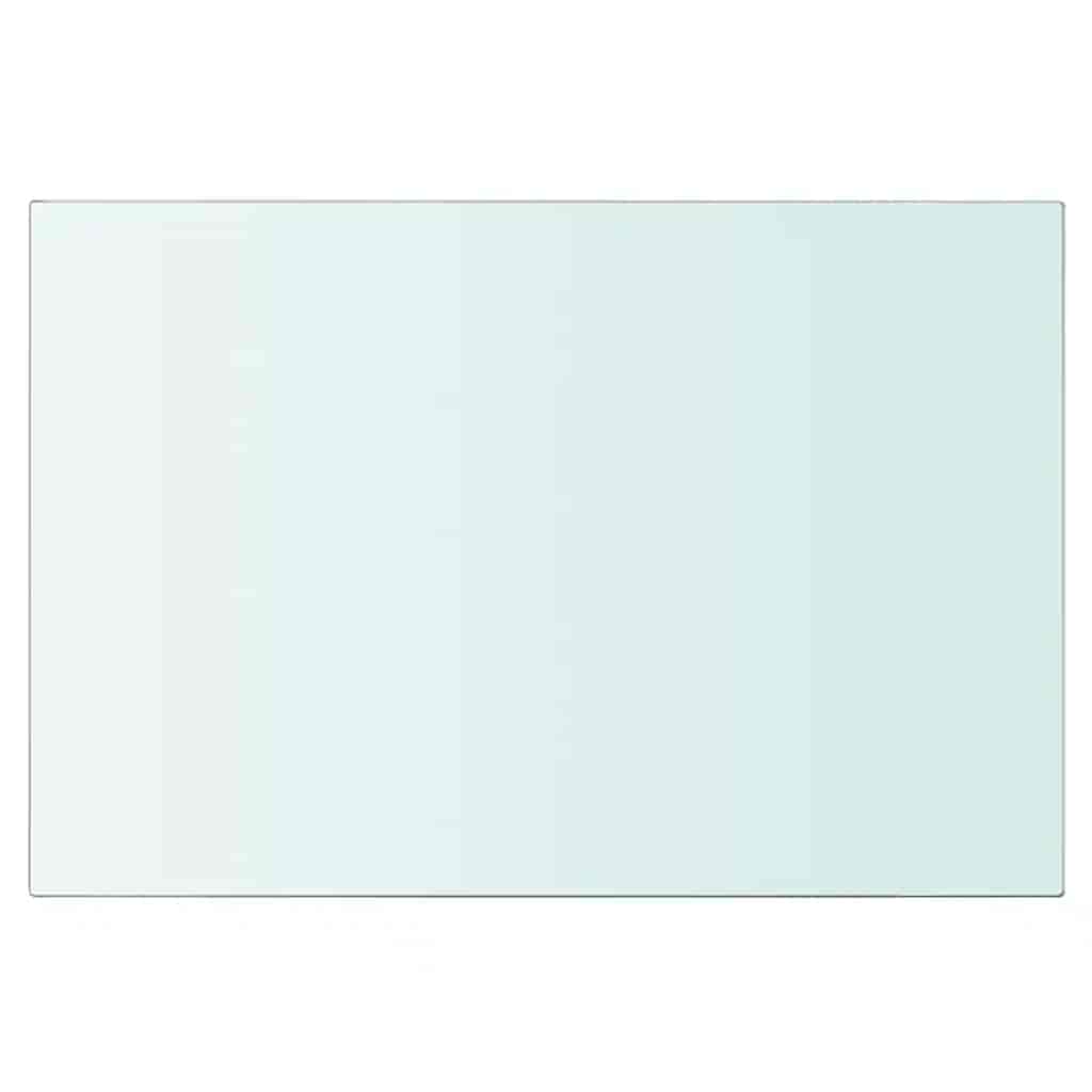 243806 vidaXL Shelf Panel Glass Clear 20x30 cm