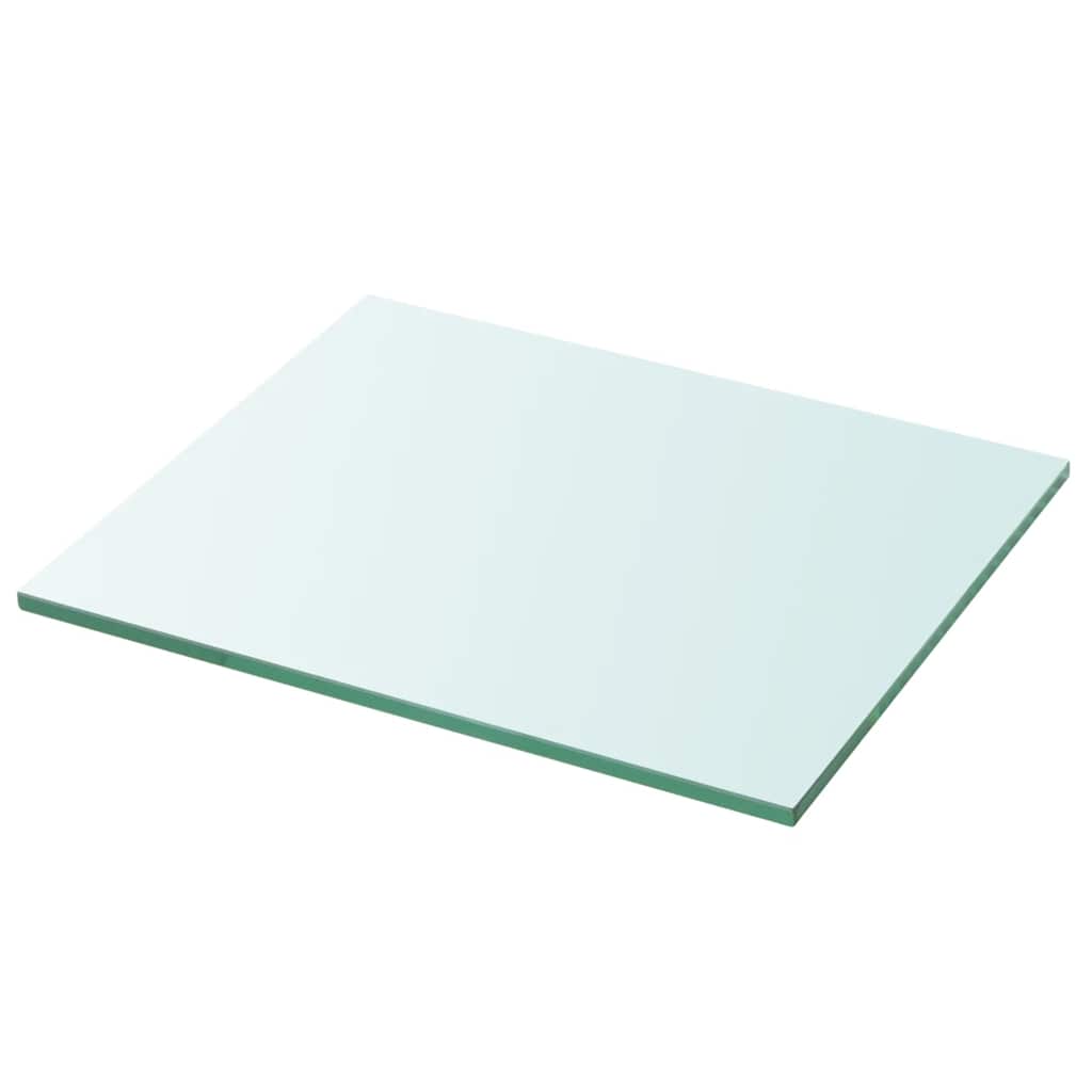 vidaXL Shelf Panel Glass Clear 30x25 cm