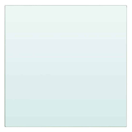 vidaXL Shelf Panel Glass Clear 30x30 cm