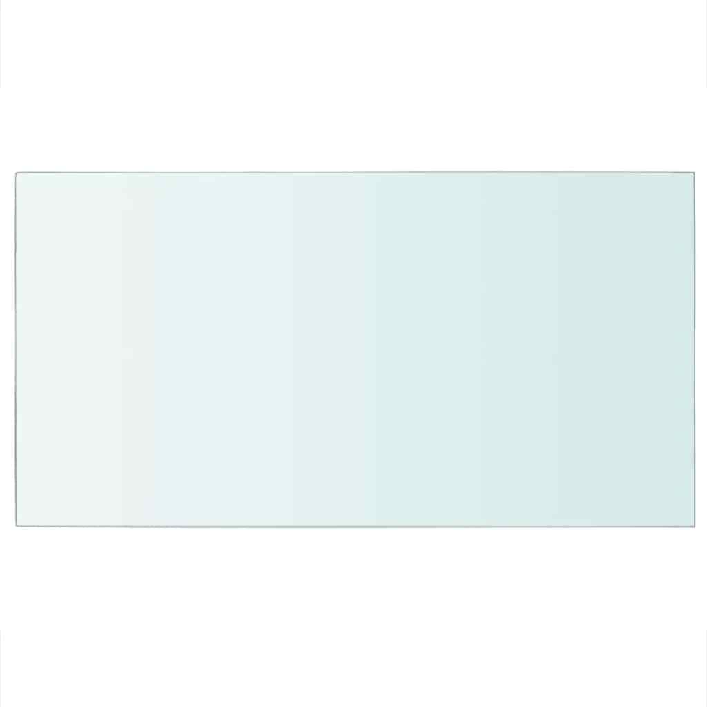 vidaXL Shelf Panel Glass Clear 40x25 cm