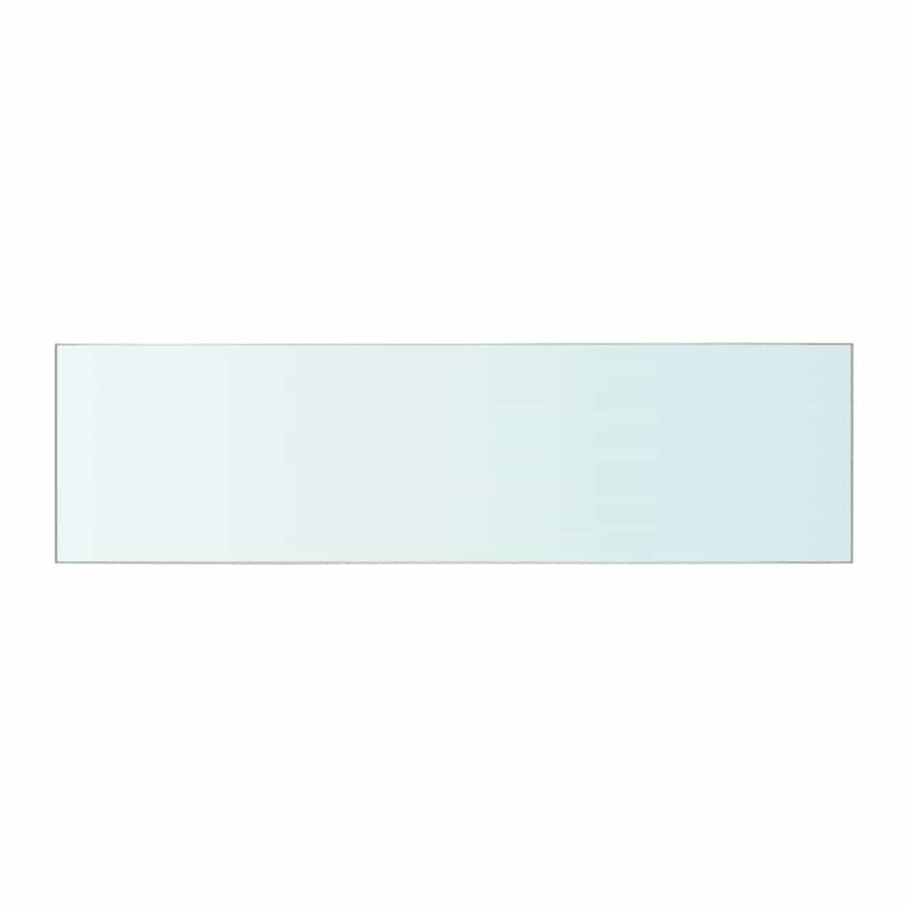 vidaXL Shelf Panel Glass Clear 50x12 cm