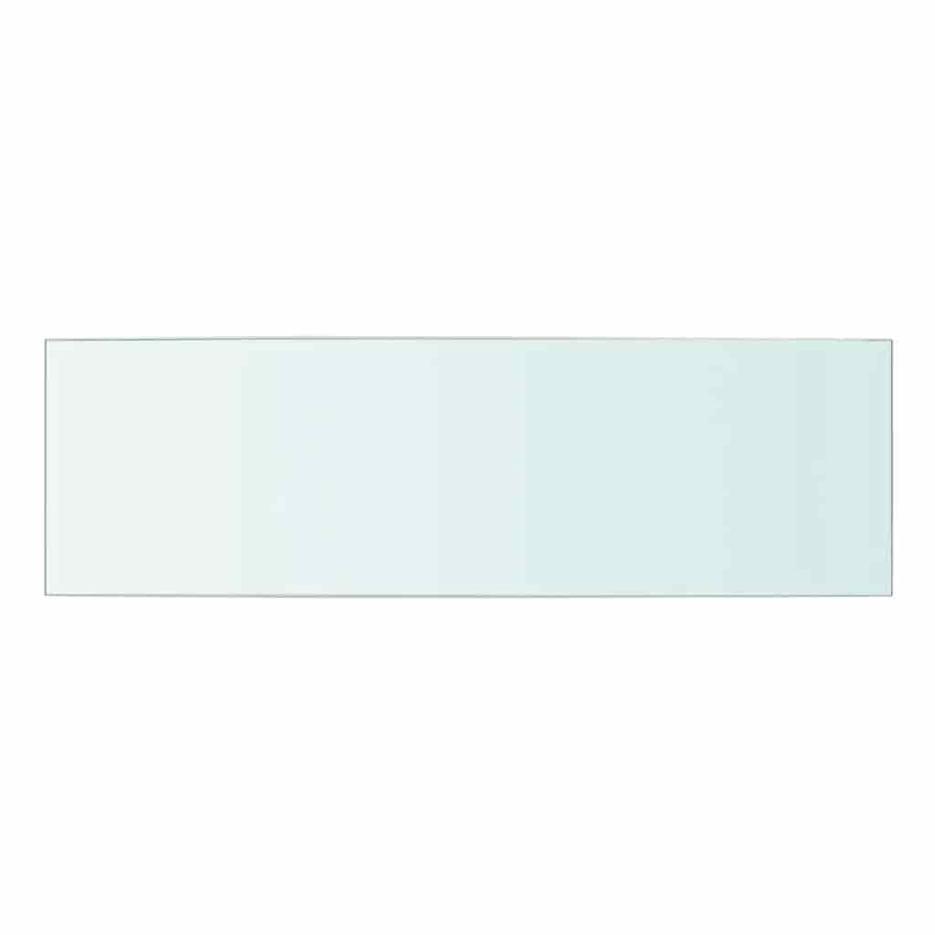 vidaXL Shelf Panel Glass Clear 50x15 cm