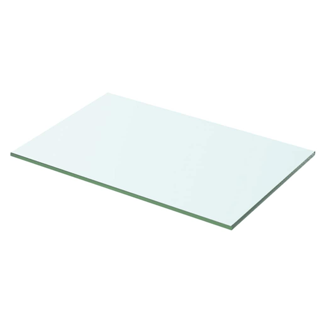 243820 vidaXL Shelf Panel Glass Clear 50x25 cm