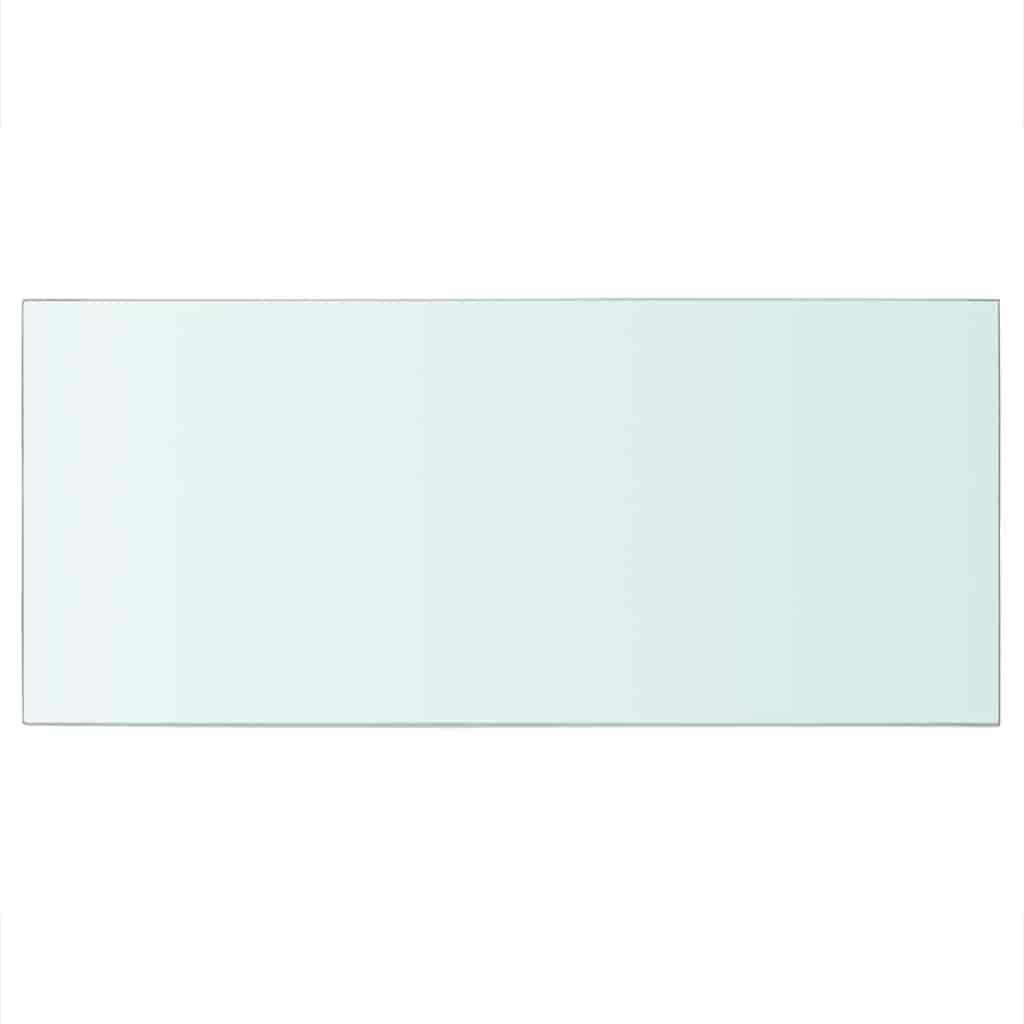 vidaXL Shelf Panel Glass Clear 50x25 cm