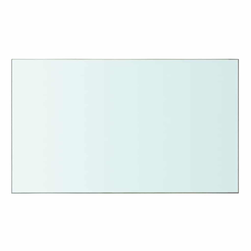 vidaXL Shelf Panel Glass Clear 50x30 cm