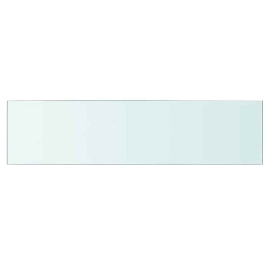 vidaXL Shelf Panel Glass Clear 60x15 cm