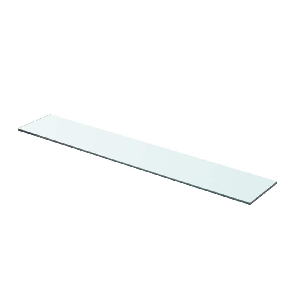 243827 vidaXL Shelf Panel Glass Clear 70x12 cm